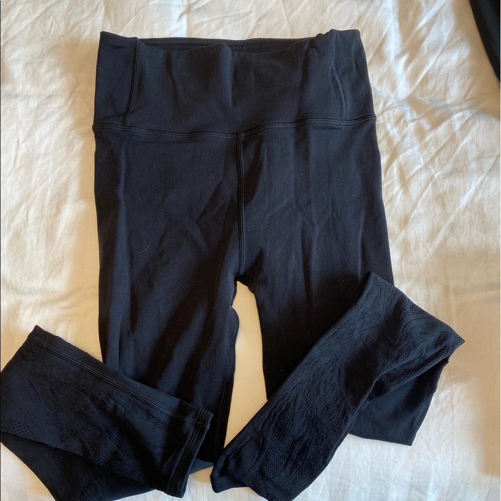 Black yoga lulu lemon leggings